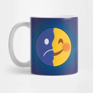 Happy Sad Emoji. Mug